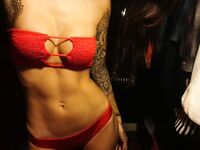 Skinny cam girl shares hot photos