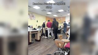 Sunday at the Nail Salon!