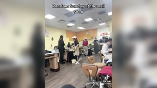 Sunday at the Nail Salon!