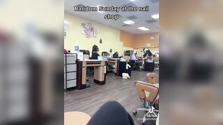 Sunday at the Nail Salon!